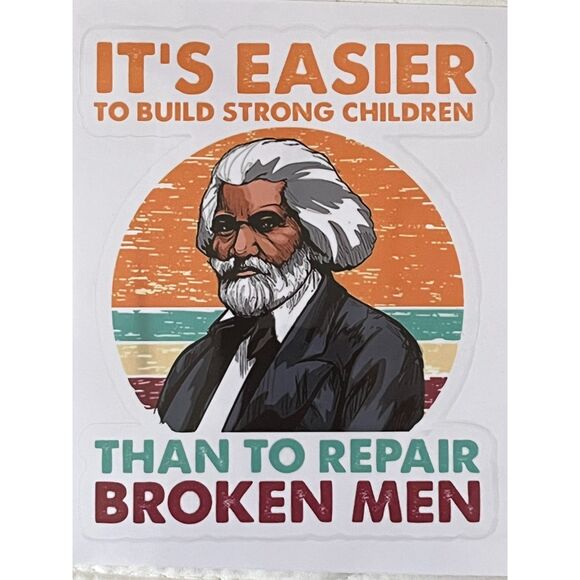 Frederick Douglass Quote Sticker - Black Culture & History - Picture 2 of 3
